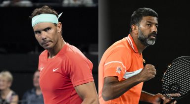 Rafael Nadal applauds Rohan Bopanna following historic Australian Open 2024 win