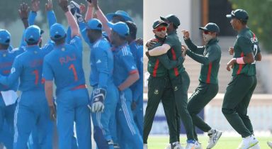 IND vs BAN U19 Highlights: Saumy Pandeys 4-wicket haul powers India to 84-run win