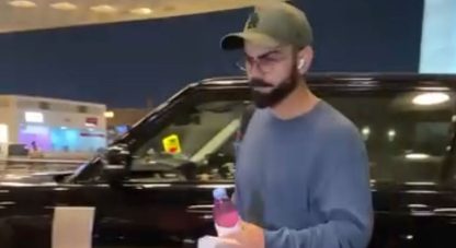 Virat Kohli spotted at Mumbai airport, netizens ask, Hyderabad or Ayodhya?