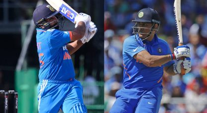 Rohit Sharma on verge of surpassing MS Dhoni's T20I record in IND vs AFG 3rd T20I