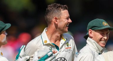WATCH: Josh Hazlewood shoos away COVID-19 positive Cameron Green in AUS vs WI 2nd Test
