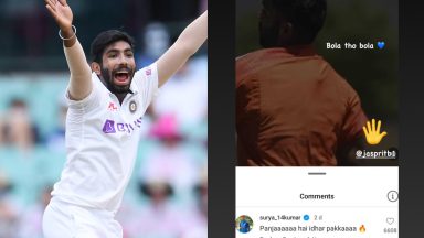 Bola toh bola: Suryakumar Yadav reacts after Jasprit Bumrahs five-wicket haul in IND vs SA 2nd Test