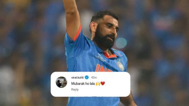 Mubarak ho lala: Virat Kohli to Munaf Patel, wishes pour in as Mohammed Shami receives Arjuna Award