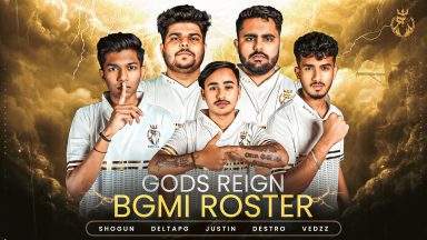 Gods Reign unveils its BGMI roster, consisting of ex-Gladiators Esports players