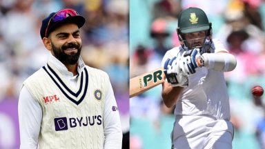 WATCH Virat Kohlis Jai Siya Ram tribute to Keshav Maharaj walks in IND vs SA 2nd Test