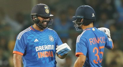 'Learning, fun, entertainment': Rinku Singh thanks skipper Rohit in heart-warming post