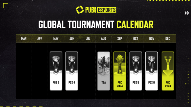 PUBG Esports 2024 Roadmap here featuring four PGS, PGC 2024, and more