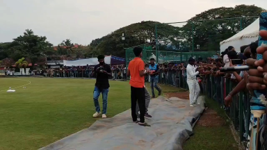 Sanju Samson fans flood the stadium during Kerala vs UP Ranji Trophy 2024 match