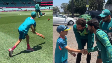 WATCH Team Pakistan meets late Andrew Symonds son ahead of AUS vs PAK 3rd Test