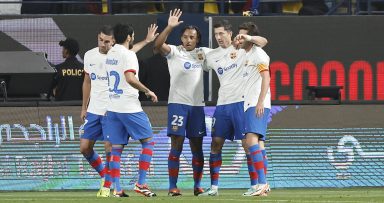 FC Barcelona end embarrassing streak with 2-0 win in Spanish Super Cup semis