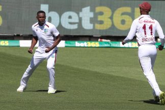 Take a picture and post it up Shamar Joseph ecstatic after scalping Steve Smith
