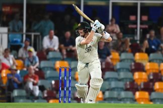 AUS vs WI: Steve Smith finally tastes success as Test opener, scores fifty as Australia cruise