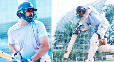 IND vs ENG 1st Test: Indian skipper Rohit Sharma begins solo practice ahead of England challenge