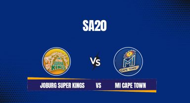 Joburg Super Kings vs MI Cape Town SA20 League Match Prediction