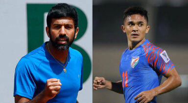 Legends unite! Australian Open champ Rohan Bopanna gifts jersey to Sunil Chhetri