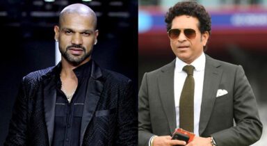Two goats in one picture: Shikhar Dhawan makes witty comment on Sachin Tendulkars pictures