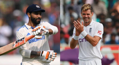 WATCH: James Anderson mocks Ravindra Jadeja for sword celebration after running out debutant Sarfaraz Khan
