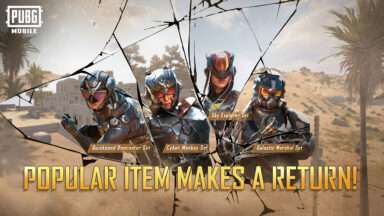 PUBG Mobile brings back Cyber Monkey set and many popular items