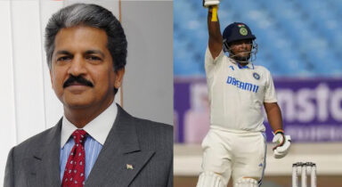 Anand Mahindra to gift Sarfaraz Khan and his father THAR-SUV following stellar debut in Rajkot