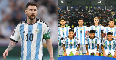 Elated Lionel Messi reacts to Argentina U23 securing Paris Olympic 2024 berth eliminating Brazil