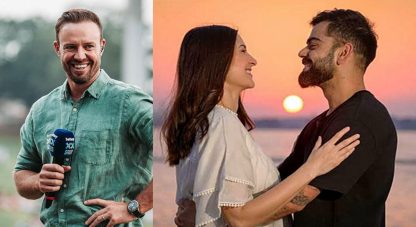 AB de Villiers confirms Virushka expecting their second child