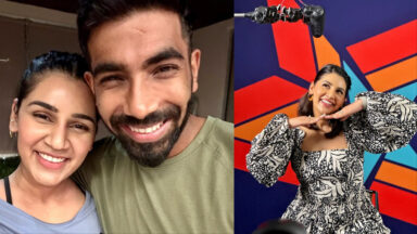 Jasprit Bumrah proud as wife Sanjana Ganesan resumes broadcast duty