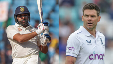 Heated Exchange: James Anderson and Rohit Sharma clash after big six