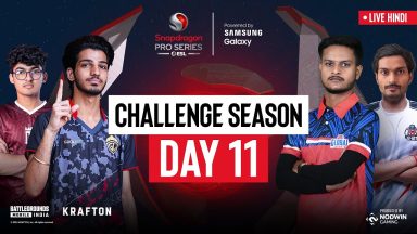 BGMI Snapdragon Pro Series Challenge Season Day 11 group, teams, and stream