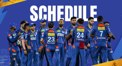 LSG Match Schedule for IPL 2024