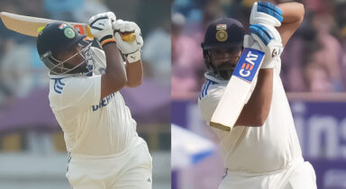 Rohit Sharma heaps praises for Test debutant Sarfaraz Khan after Rajkot heroics