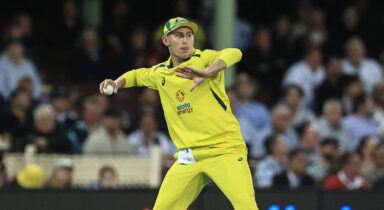 AUS vs WI 3rd ODI: Watch Marnus Labuschagnes spectacular leaping catch dismisses Keacy Carty