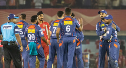 What happened the last time Lucknow Super Giants and Punjab Kings met in an IPL game?