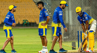 WATCH: Defending champs Chennai Super Kings hit nets ahead of IPL 2024