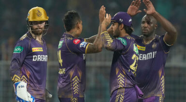KKR vs SRH: Klaasens heroics in vain as Russell and Rana power Kolkata to secure 4 run win