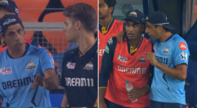 Mourinho of IPL? Animated Ashish Nehra guides GT players from sidelines as a football manager