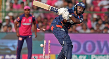 Watch: Trent Boult bamboozles Devdutt Padikkal with short ball set-up in RR vs LSG match