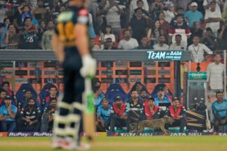 GT vs MI: After spider-cam mishap, dog halts match in IPL 2024