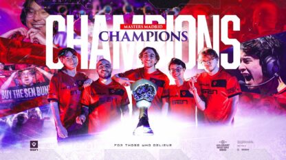 Sentinels Triumph in Thrilling VALORANT Masters Madrid Grand Finals!
