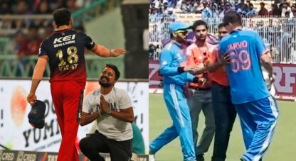 Why was Kohlis fan beaten for pitch invasion but Jarvo went scot-free?