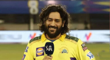 MS Dhoni pulls out his retro long hair look ahead of the IPL 2024 season