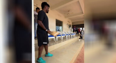 WATCH: Tearjerker moment when Sanju Samson fulfills a specially abled fans dream 
