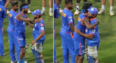 IPL 2024: Conflict over in MI camp? Hardik Pandya hugs Rohit Sharma during practice session
