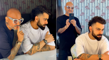 Virat Kohli gets makeover from salt and pepper to King look ahead of IPL 2024