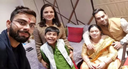 Virat Kohli meets with his family ahead of interaction with PM Narendra Modi