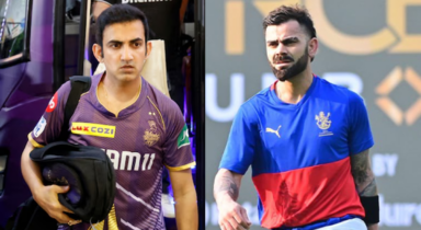 Images that hit hard: Kohli and Gambhir sport intense looks ahead of RCB vs KKR battle
