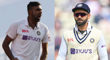 Ashwin to equal Virat Kohlis record on his 100th Test