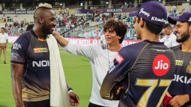 Ahead of IPL 2024, KKR star Andre Russell gets grooving to Shah Rukh Khans tune