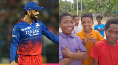 Virat Kohlis craze reaches Papua New Guinea, kids declare him their cricket hero
