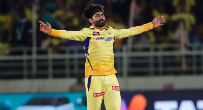 Ravindra Jadeja breaks KKRs back scalping 3 wickets in 8 balls
