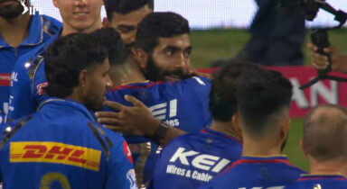 Bumrahs masterclass earns him Sirajs embrace after miserly spell in high-scoring MI vs RCB clash